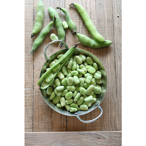 Kipvink, tuinbonen en aardappels