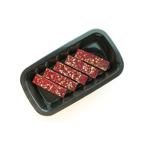 Frambozen nougat amulette