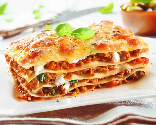 Lasagne van zalm & spinazie