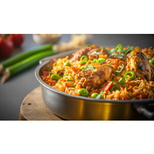 Kipfiletstukjes & groenterijst