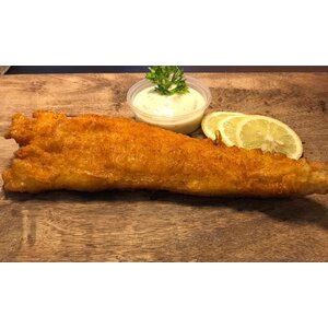 Lekkerbekje, doperwten & wortel & geb. aardappel