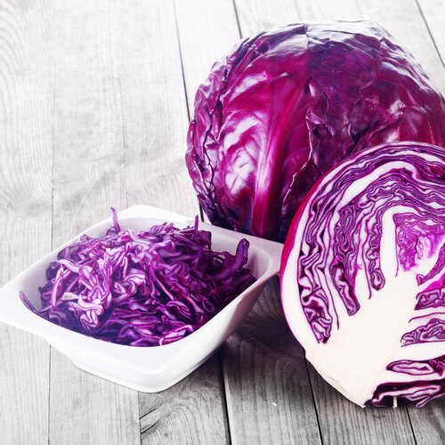 Kalkoenrollade met appelsaus, rode kool met appel & aardappelgratin