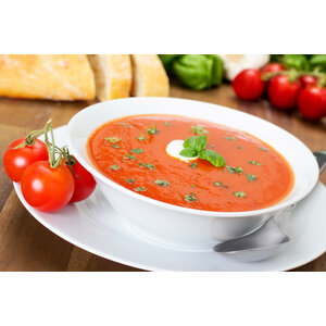 November = soepmaand Chinese tomatensoep met kip € 2,50