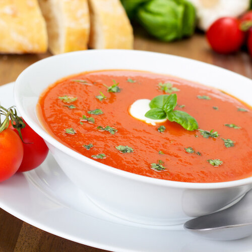 November = soepmaand Chinese tomatensoep met kip € 2,50