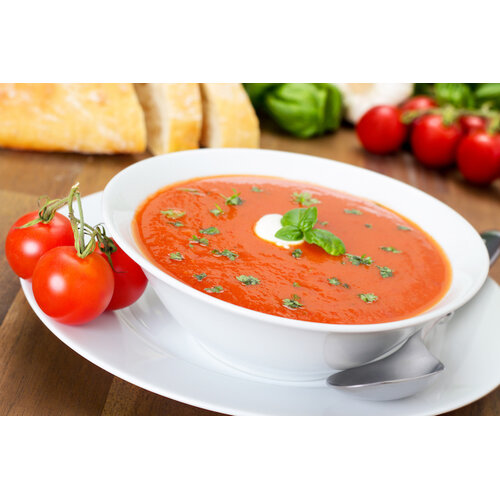 November = soepmaand Chinese tomatensoep met kip € 2,50