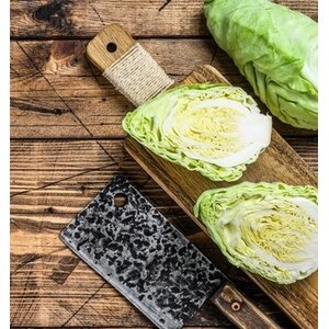 Kipgehaktbal, spitskool & geb. aardappel Kipgehaktbal, spitskool & geb. aardappel