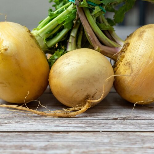 Boomstammetje met jus & stamppot gele rapen