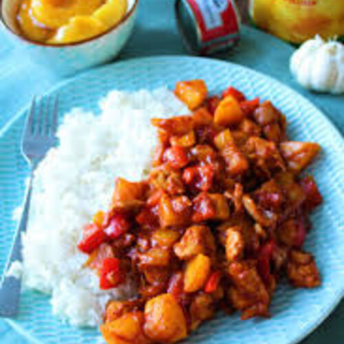 Vegetarische kip Pilav met groenterisotto