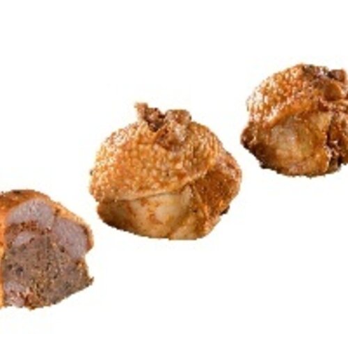 Gevulde kipdrumstick (abrikoos/sinaasappel), wintergroente & gebakken aardappel