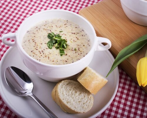 Bloemkoolsoep met Marokaanse kruiden