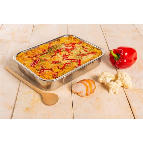 Ovenschoteltje met kip, bloemkool en aardappels