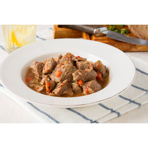 SMALL Hongaarse goulash (r) doperwten witte rijst