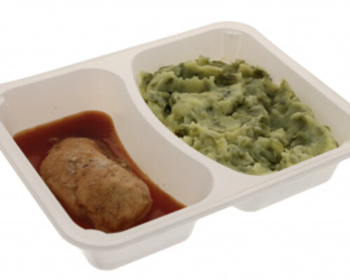 SMALL Kipfilet met jus en stamppot snijbonen SMALL Kipfilet met jus en stamppot snijbonen