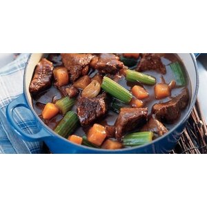 Kalfs Ossobuco, ratatouille en kruidenpuree Kalfs Ossobuco, ratatouille en kruidenpuree