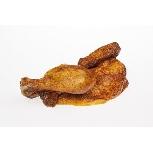 1/2 Gegrilde kip, gebakken aardappel en een rauwkost 1/2 Gegrilde kip, gebakken aardappel en een rauwkost