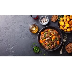 VEGA Winterstoof met spruitjes en puree