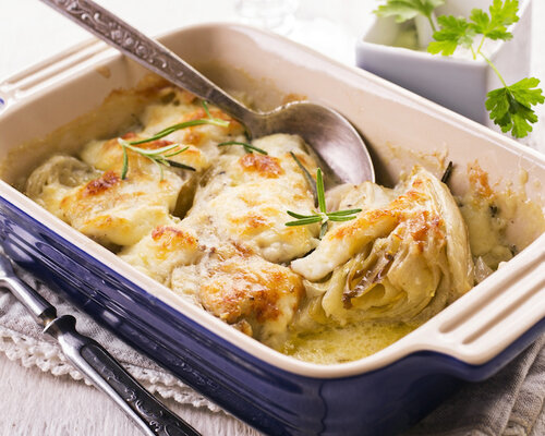 Hamlap (v) jus witlof aardappelpuree IDDSI-5 - Gemalen