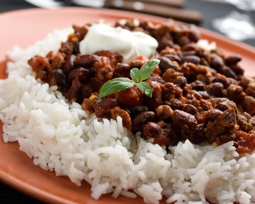 VEGA Chili sin carne Mexicaanse rijst- Natriumarm VEGA Chili sin carne Mexicaanse rijst- Natriumarm