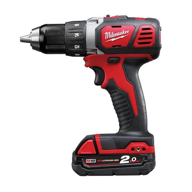 Milwaukee M18BDD-202C compact boorschroefmachine