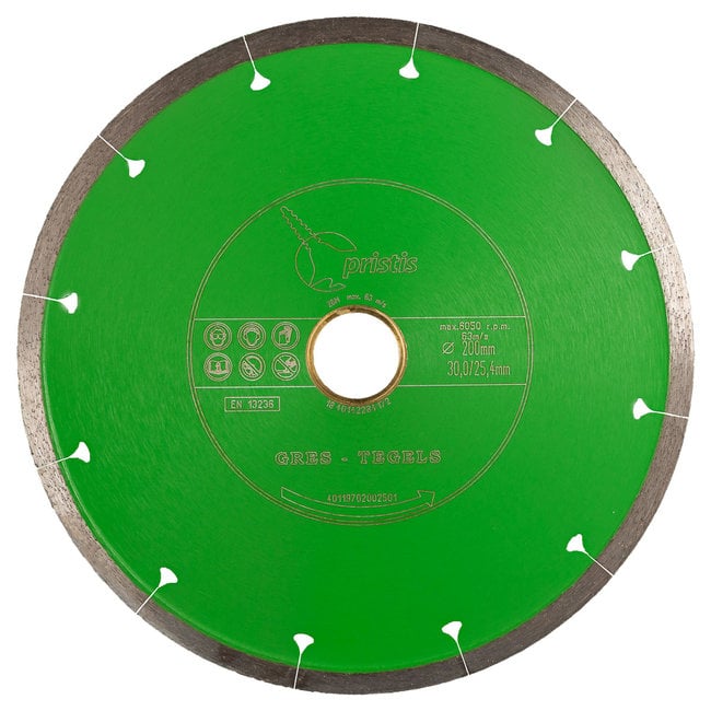 200/30,0/25,4 x 1,6mm Gres-Joint-Segm. keramiek tegels groen