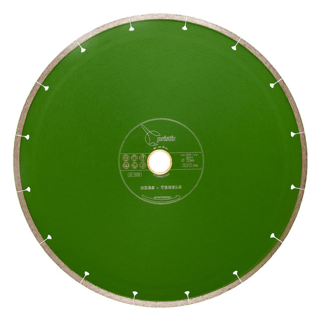 350/30,0/25,4 x 2,0mm Gres-Joint-Segm. keramiek tegels groen