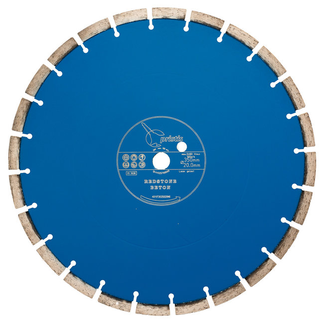 350/20,0mm Pristis Redstone Beton li-blauw