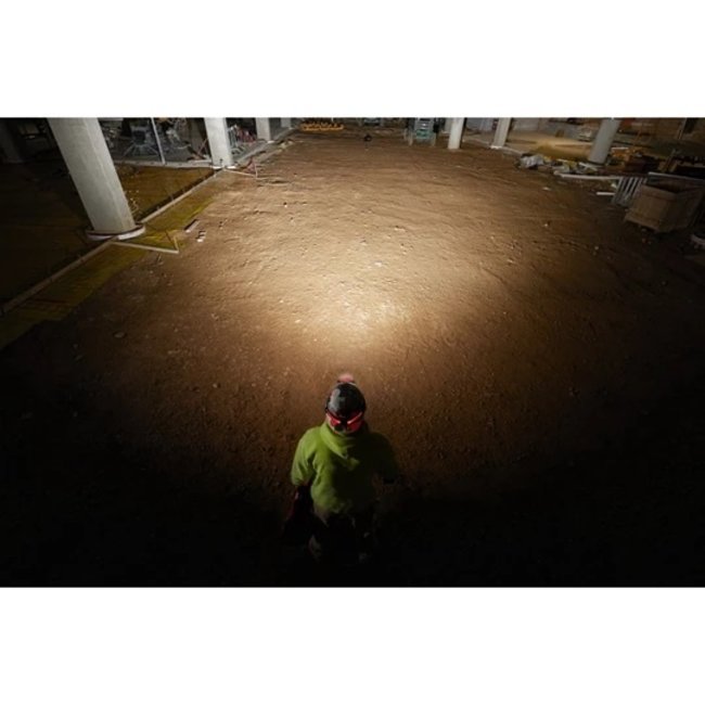 Milwaukee L4HL-VIS-301 LED USB REDLITHIUM helmlamp 600LUMEN