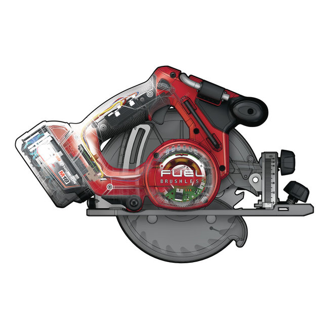 Milwaukee M18CCS55-502X FUEL cirkelzaagmachine