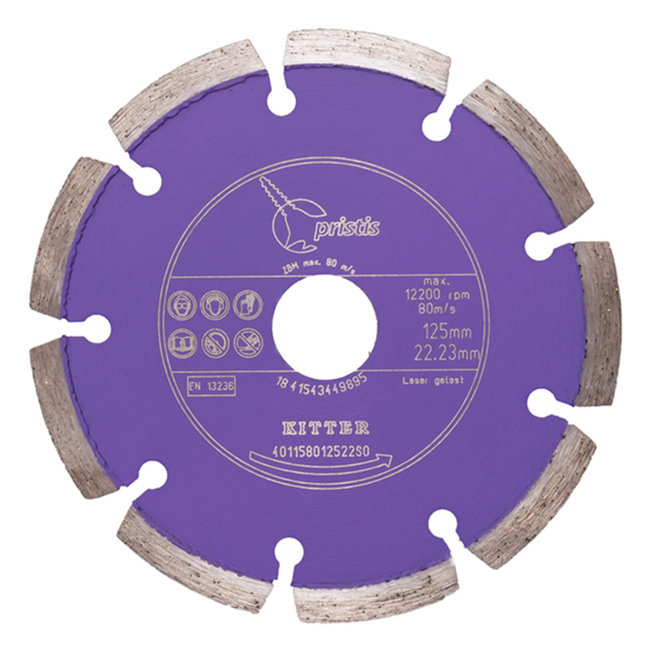 125/22,2mm Pristis Kitter Lila tbv kitresten voegrenovatie