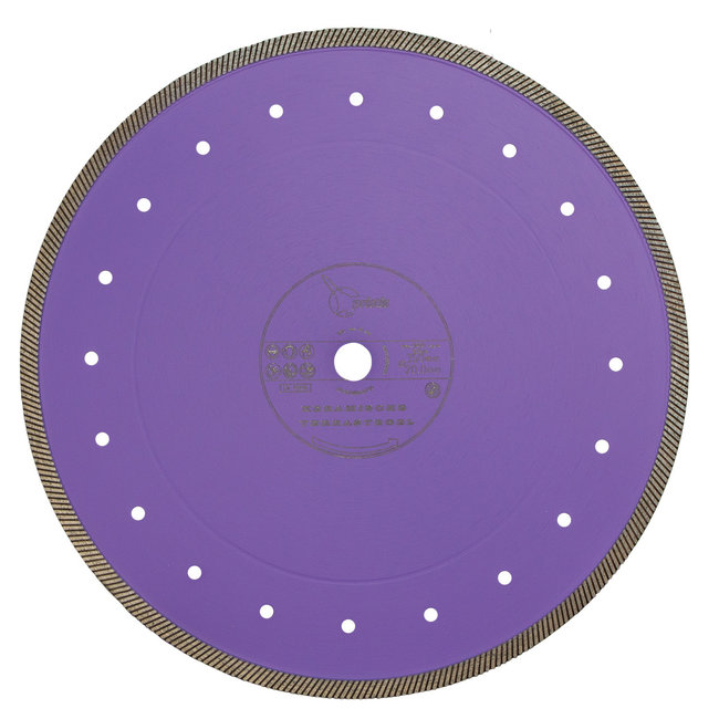 300/20,0mm Pristis Keramische Terrastegel, vb. lila