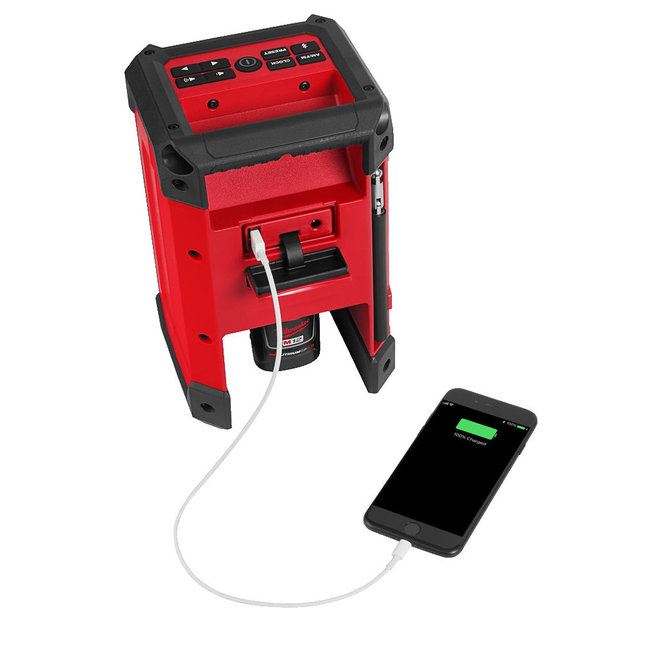 Milwaukee M12RCDAB+-0 DAB+bouwradio / incl. acculader