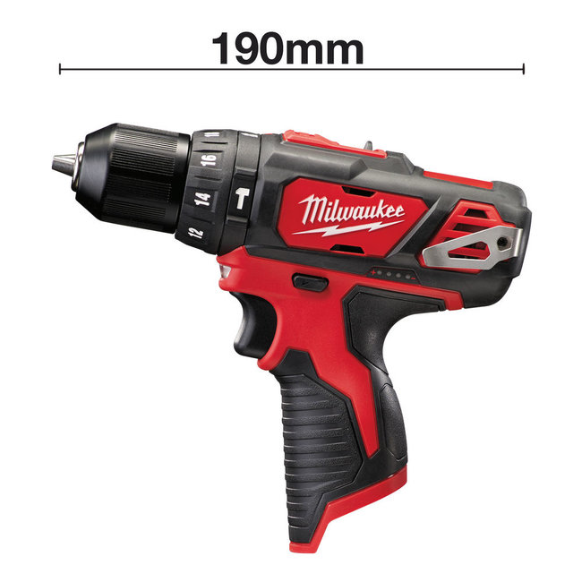 Milwaukee M12BPD-0 subcompactslagboormachine