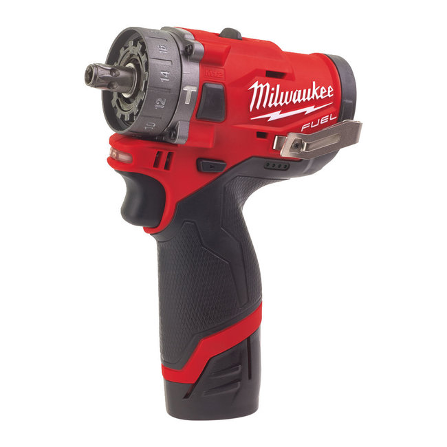 Milwaukee M12FPDX-202X boorschroefmachine tbv div.koppen