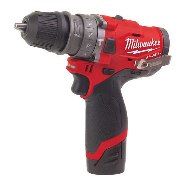 Milwaukee M12FPDX-202X boorschroefmachine tbv div.koppen