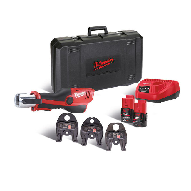 Milwaukee M12HPT-202C M hydraulische subcompact perstool