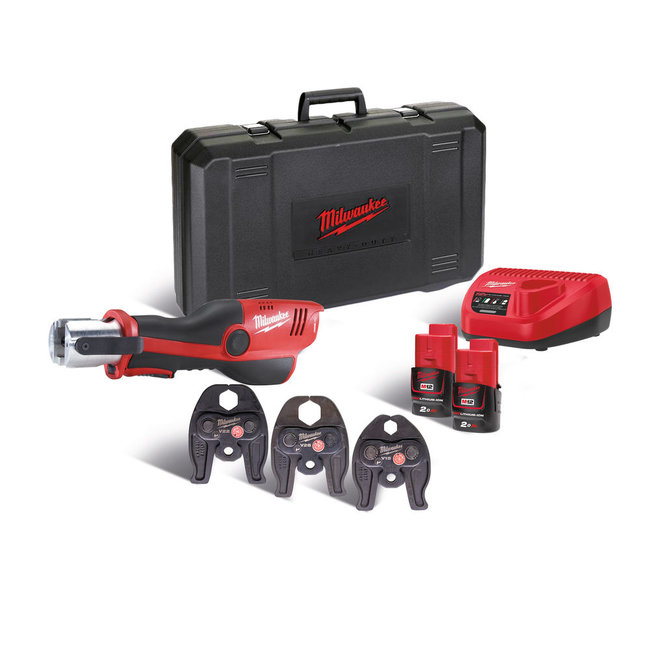 Milwaukee M12HPT-202C V hydraulische subcompact perstool