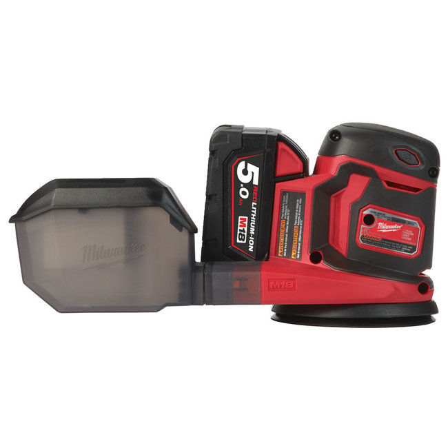 Milwaukee M18BOS125-502B excentrische schuurmachine