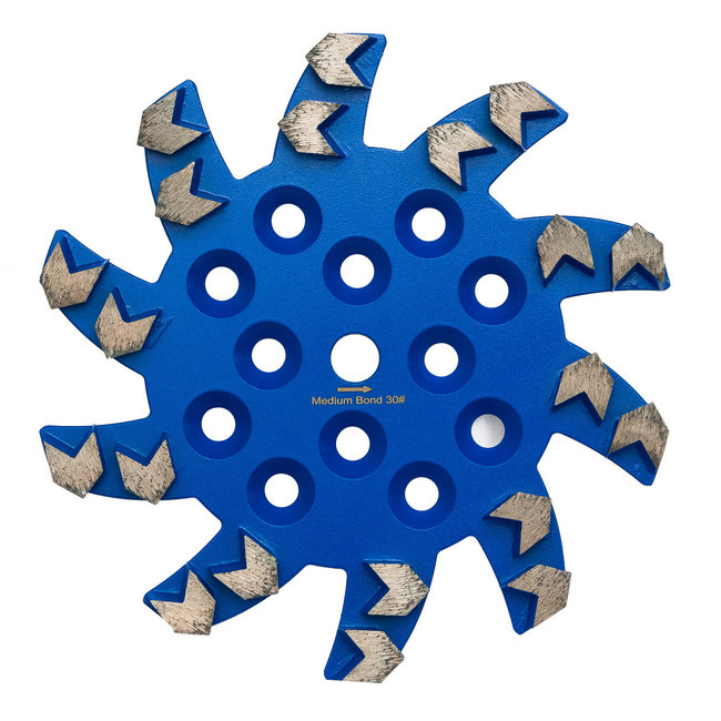 Schuurschijf 250mm 20 segm. #30 NINJA RAPTOR Medium Bond Bla