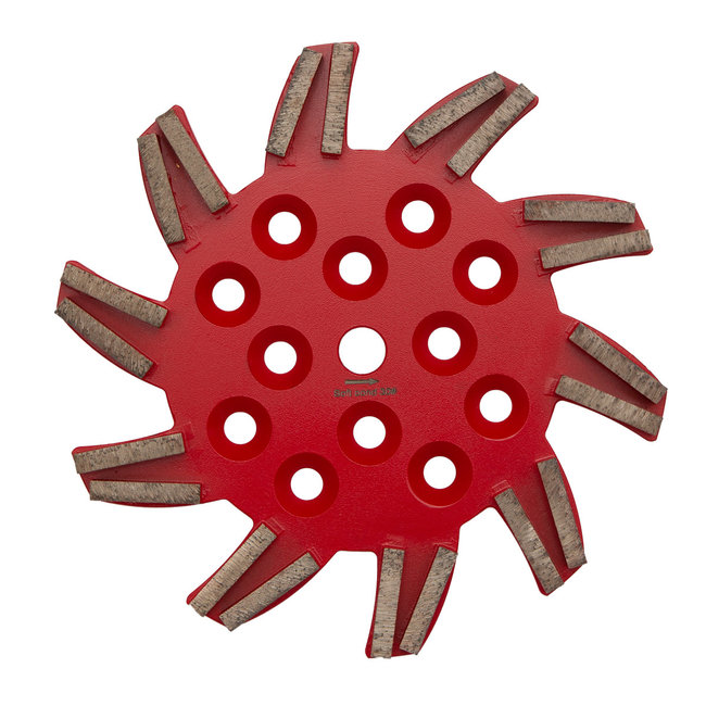 Schuurschijf 250mm 20 segm. #30 NINJA Soft Bond Rood