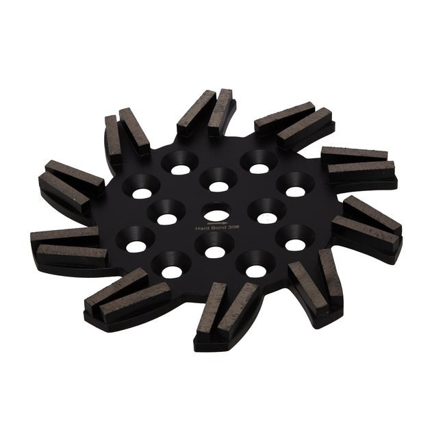 Schuurschijf 250mm 20 segm. #30 NINJA Hard Bond Zwart