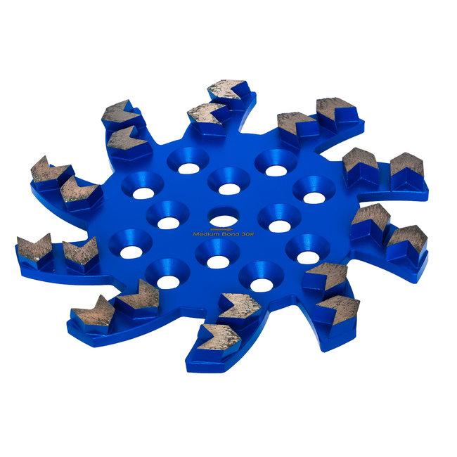 Schuurschijf 250mm 20 segm. #30 NINJA RAPTOR Medium Bond Bla