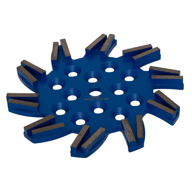 Schuurschijf 250mm 20 segm. #30 NINJA Medium Bond Blauw