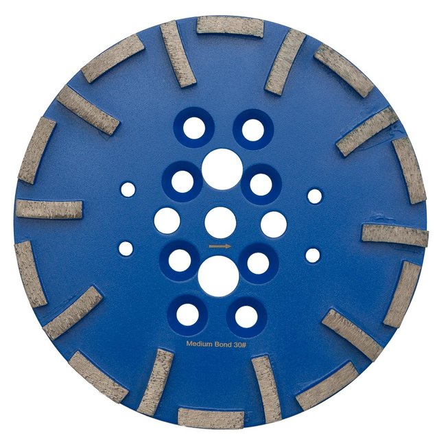 Pristis Schuurschijf 250mm 20 segm. #30 Medium Bond Blauw