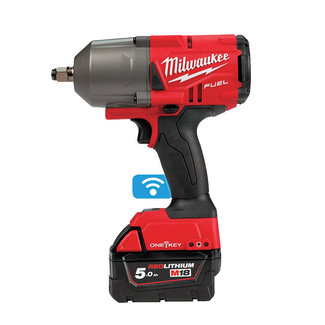 Milwaukee Milwaukee M18ONEFHIWF12-502X FUEL slagmoersleutel 1/2" SD Milwaukee Milwaukee M18ONEFHIWF12-502X FUEL slagmoersleutel 1/2" SD