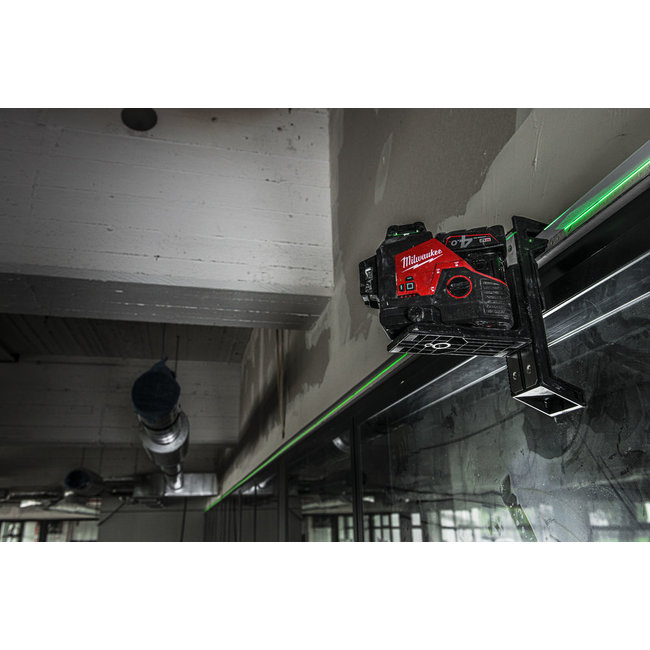 Milwaukee M12 3PL-0C driedimension. laser/3 groene cirkels