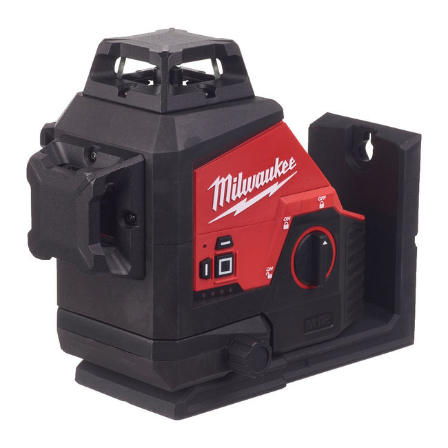 Milwaukee M12 3PL-0C driedimension. laser/3 groene cirkels