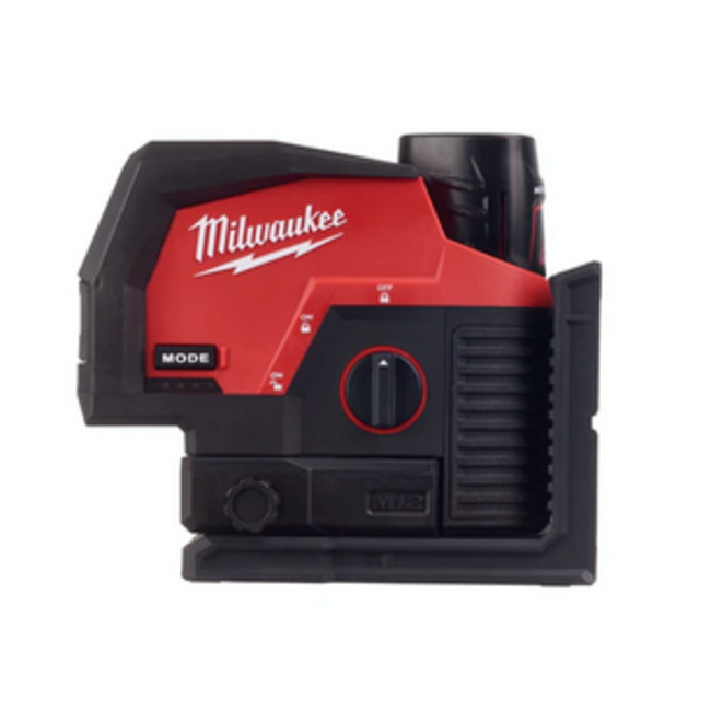 Milwaukee M12CLLP-301C groene kruislijnlaser/loodlaser