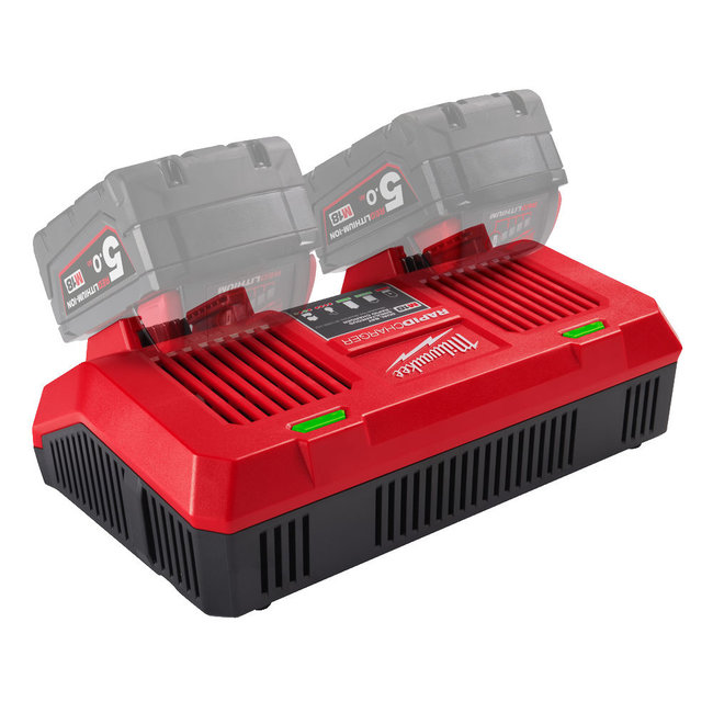 Milwaukee M18DFC Dual Bay Snellader