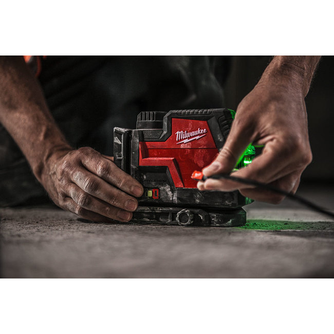 Milwaukee L4CLL-301C Redlithium USB kruislijnlaser