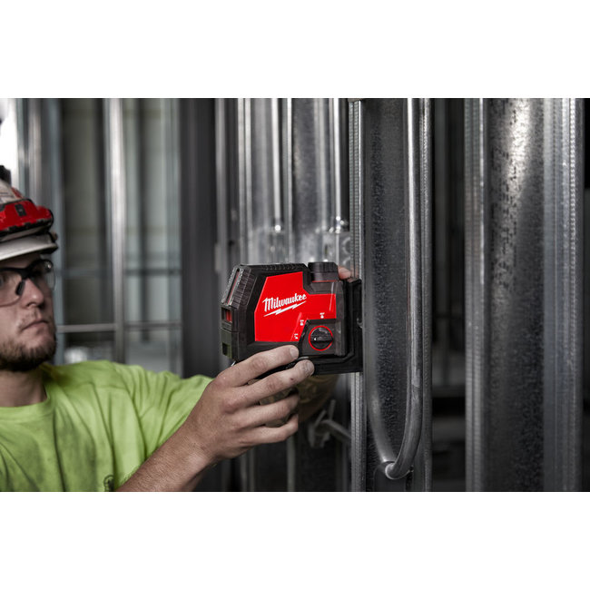 Milwaukee L4CLLP-301C Redlithium USB kruislijnlaser/loodlase